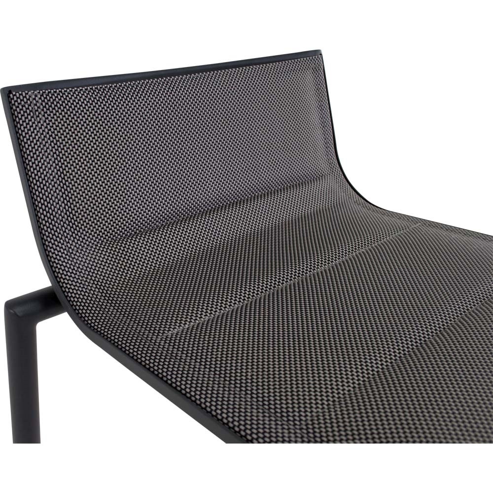 Lesli Living - Bistrostoel Milazzo - Antraciet - 52x54x89cm - Set van 4