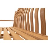 Lesli Living - Loveseat Ergo - Zwart - 158,5x65x99cm