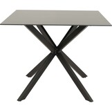 Lesli Living - Tuintafel Crest - Zwart - 90x90x73cm