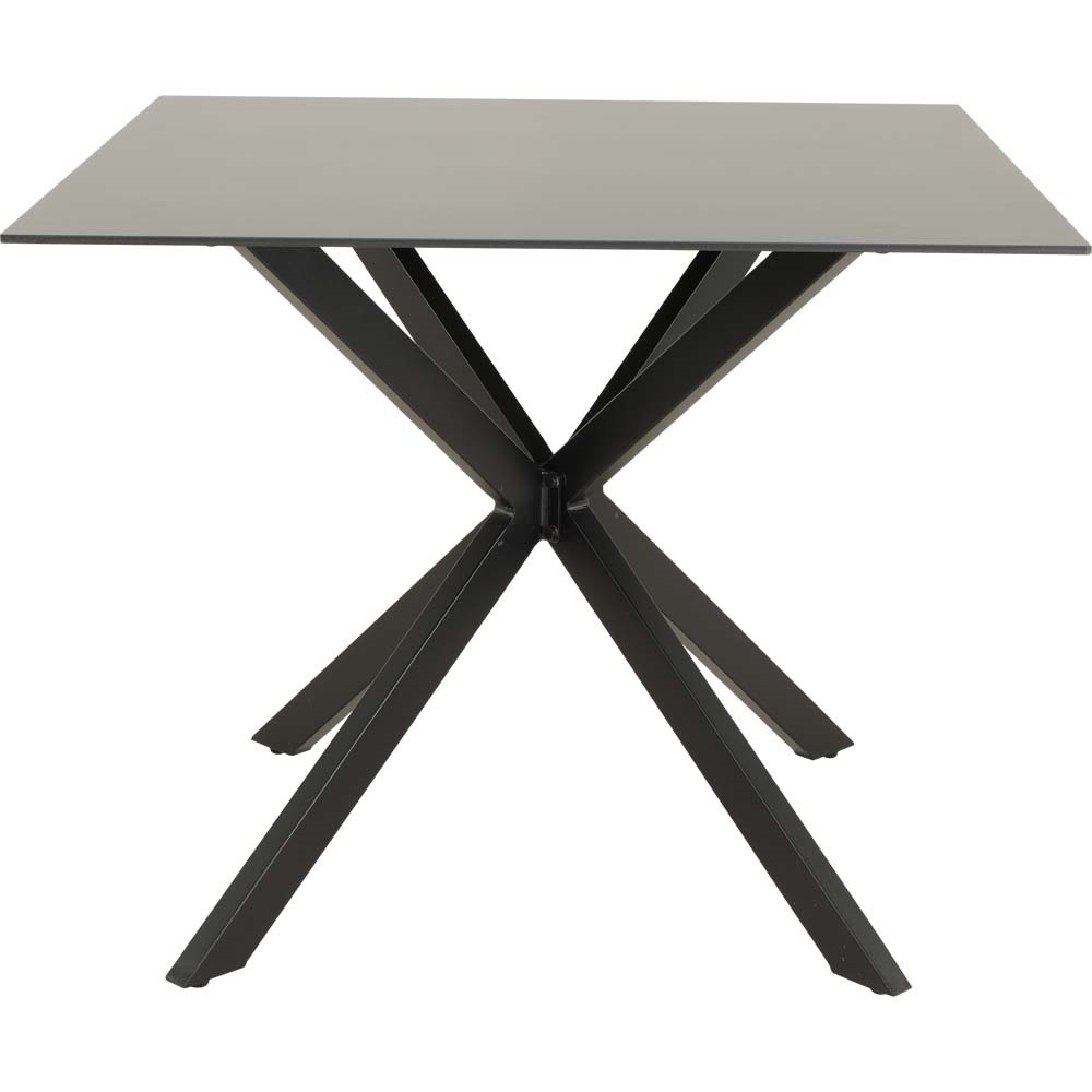 Lesli Living - Tuintafel Crest - Zwart - 90x90x73cm