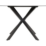 Lesli Living - Tuintafel Crest - Zwart - 90x90x73cm