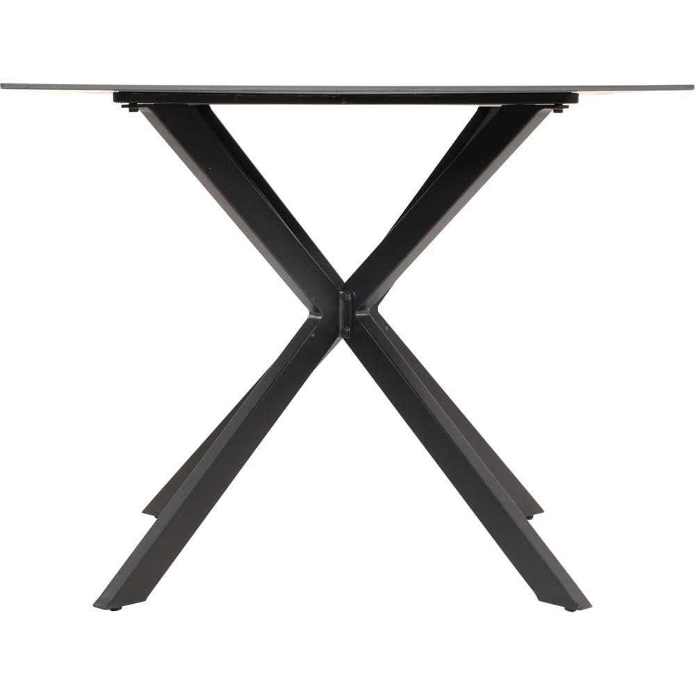 Lesli Living - Tuintafel Crest - Zwart - 90x90x73cm