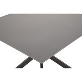 Lesli Living - Tuintafel Crest - Zwart - 90x90x73cm