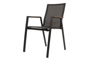 Lesli Living - Bistrostoel Tarragona - Zwart - 56x65x88cm