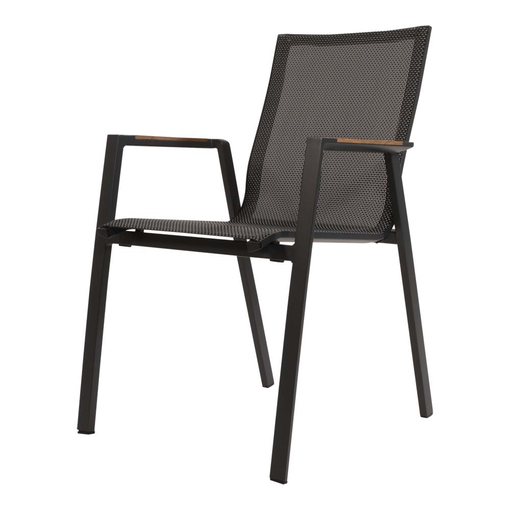 Lesli Living - Bistrostoel Tarragona - Zwart - 56x65x88cm