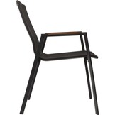 Lesli Living - Bistrostoel Tarragona - Zwart - 56x65x88cm