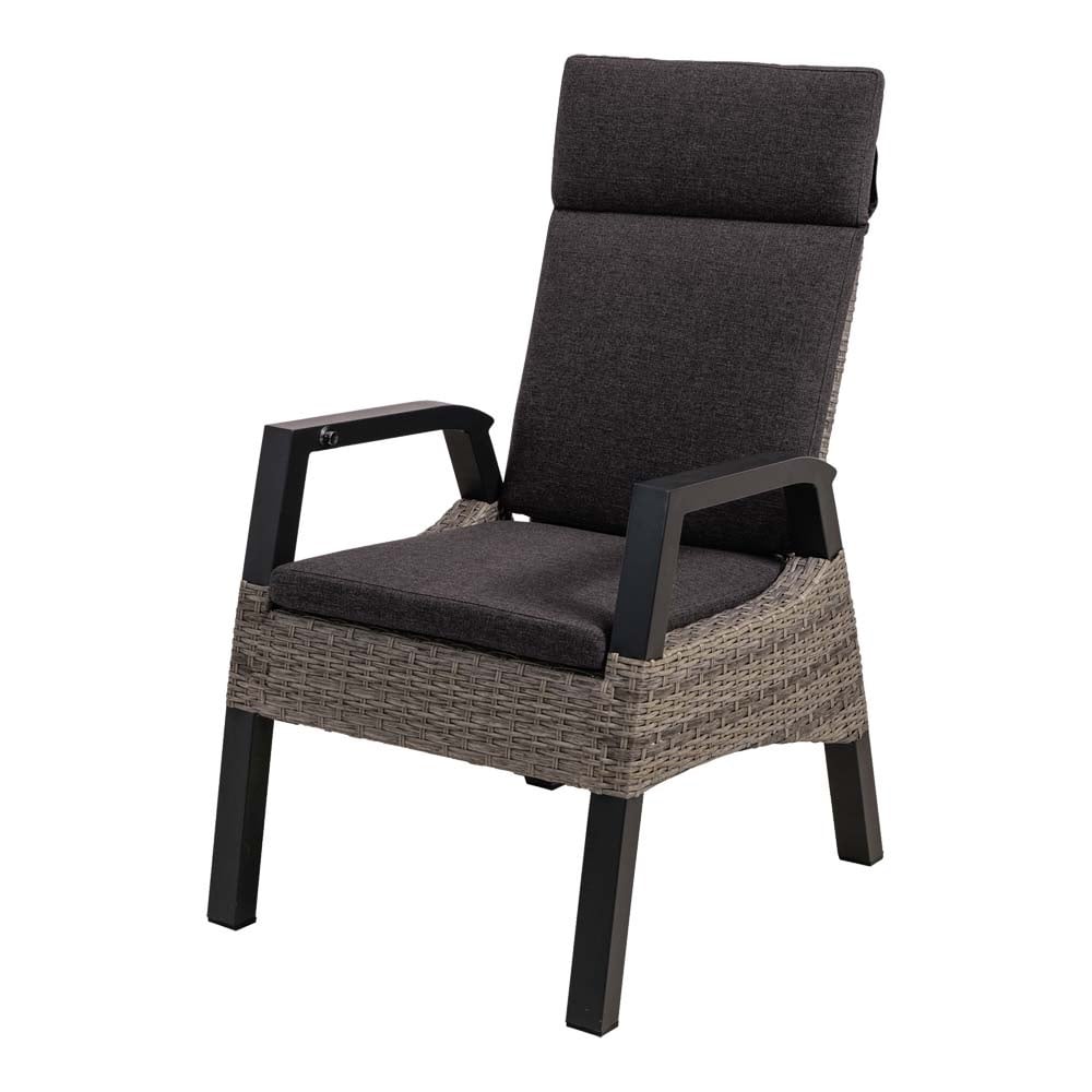 Lesli Living - Bistrostoel Treviso - Grijs - 61x78x106cm - Set van 2