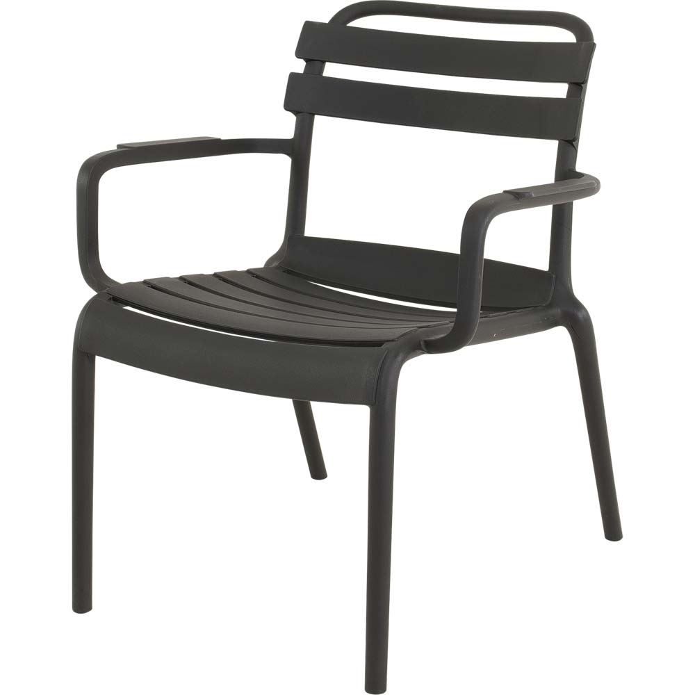 Lesli Living - Bistrostoel Torvi - Zwart - 65x69,5x76cm