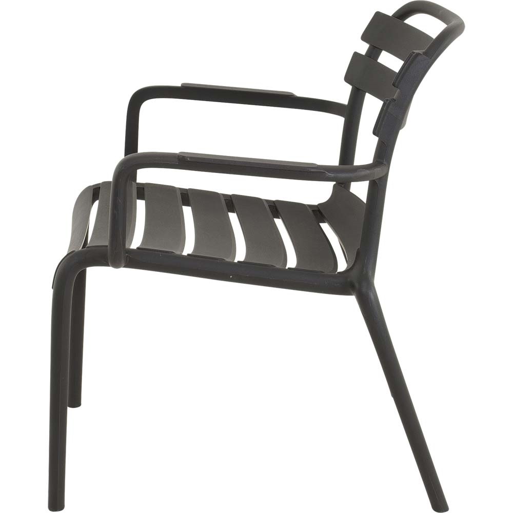 Lesli Living - Bistrostoel Torvi - Zwart - 65x69,5x76cm