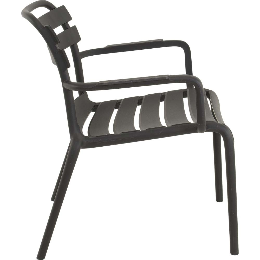 Lesli Living - Bistrostoel Torvi - Zwart - 65x69,5x76cm