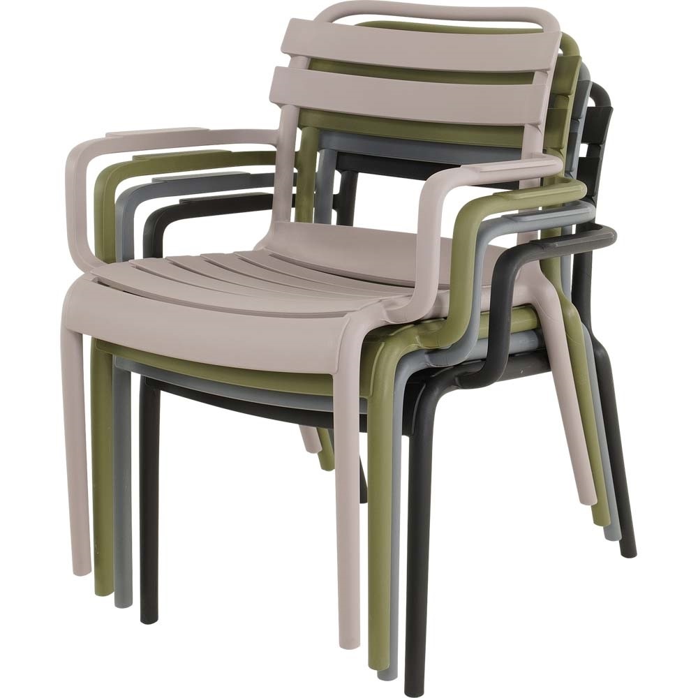 Lesli Living - Bistrostoel Torvi - Zwart - 65x69,5x76cm