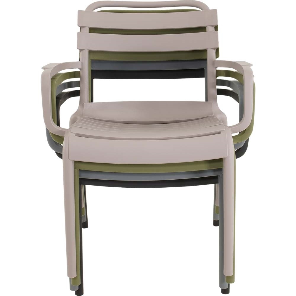 Lesli Living - Bistrostoel Torvi - Zwart - 65x69,5x76cm