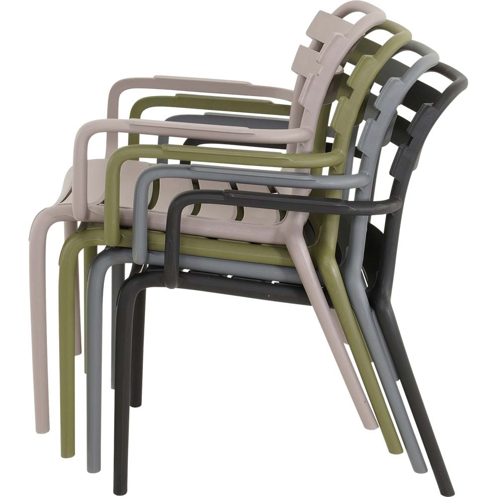 Lesli Living - Bistrostoel Torvi - Zwart - 65x69,5x76cm