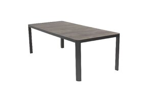 Lesli Living - Tuintafel Castilla - Antraciet - 220x100x74cm
