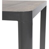 Lesli Living - Tuintafel Castilla - Antraciet - 220x100x74cm
