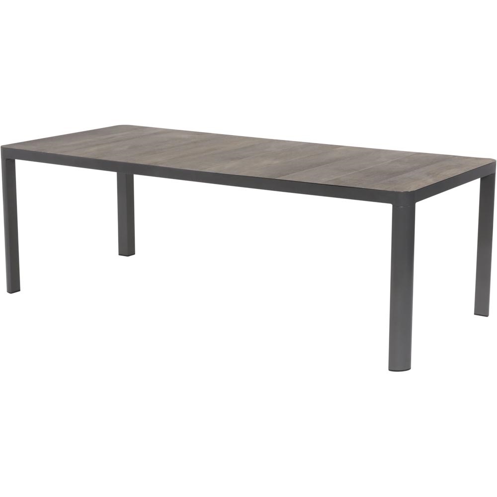 Lesli Living - Tuintafel Castilla - Antraciet - 220x100x74cm