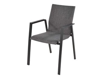 Lesli Living - Bistrostoel Fardau - Antraciet - 55,5x60x83cm