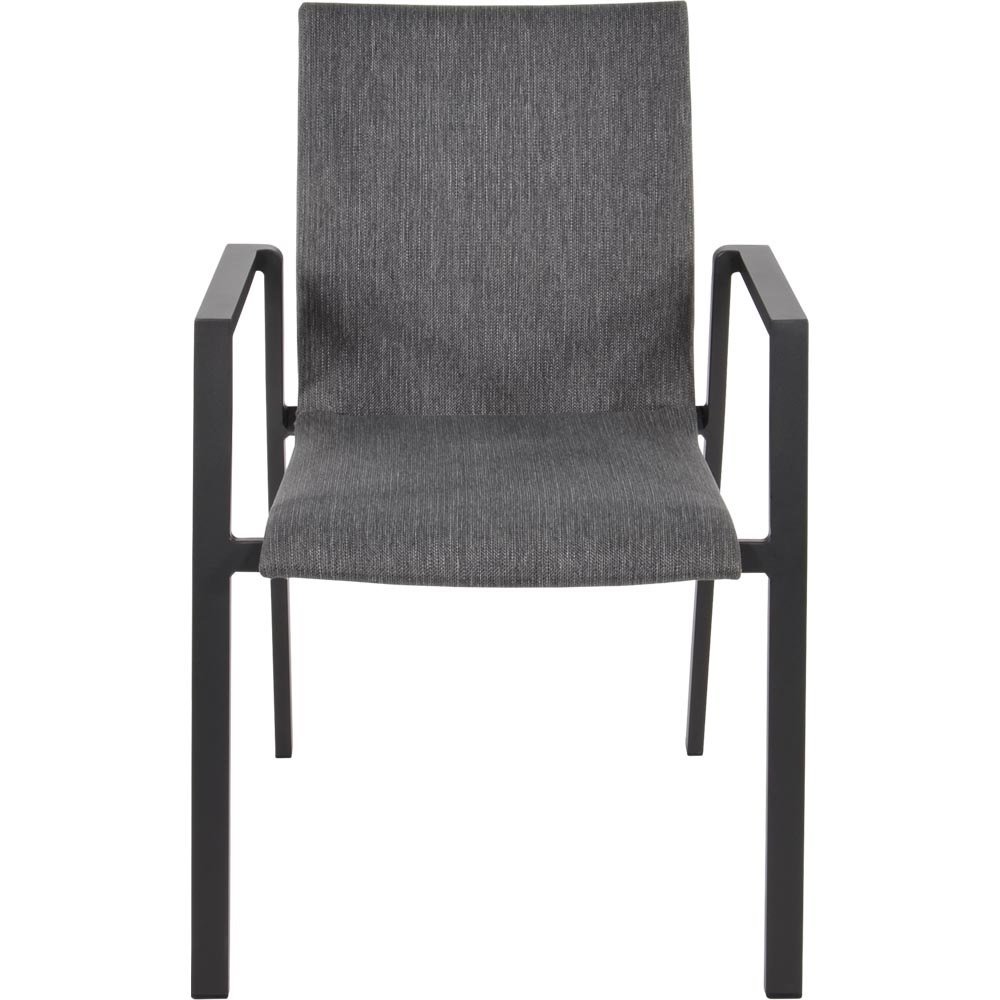 Lesli Living - Bistrostoel Fardau - Antraciet - 55,5x60x83cm