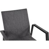 Lesli Living - Bistrostoel Fardau - Antraciet - 55,5x60x83cm
