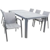 Lesli Living - Bistrostoel Fardau - Antraciet - 55,5x60x83cm