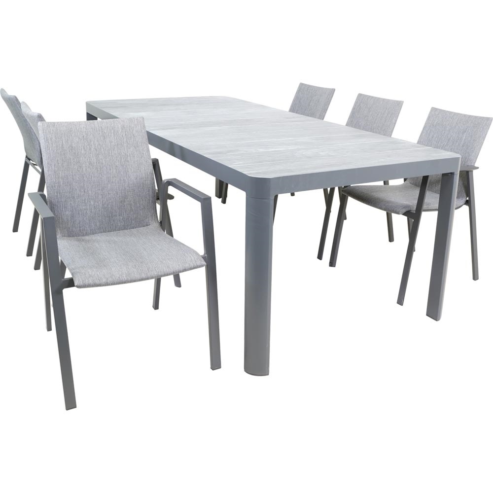 Lesli Living - Bistrostoel Fardau - Antraciet - 55,5x60x83cm