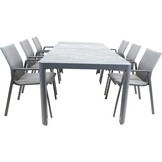 Lesli Living - Bistrostoel Fardau - Antraciet - 55,5x60x83cm