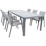 Lesli Living - Bistrostoel Fardau - Antraciet - 55,5x60x83cm