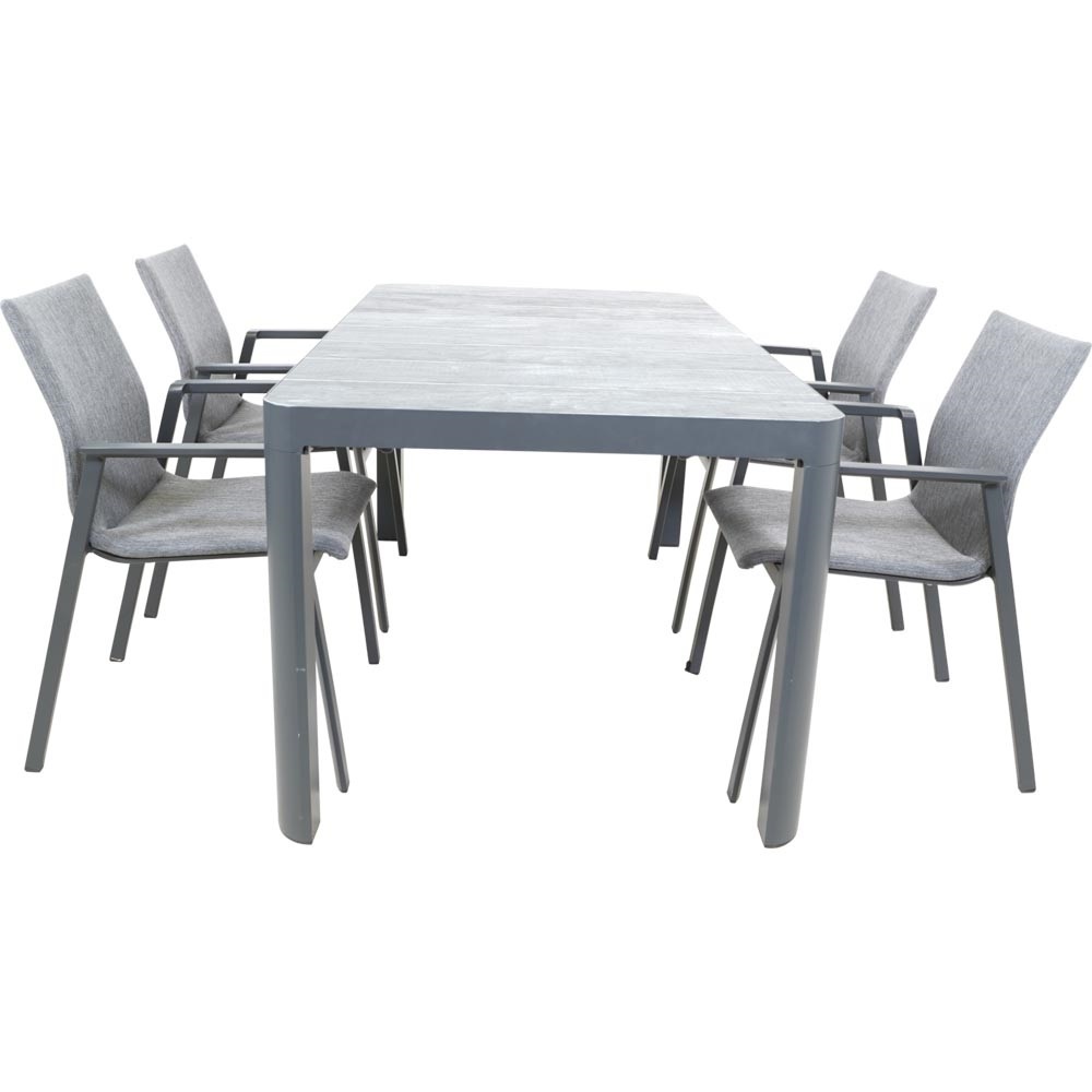 Lesli Living - Bistrostoel Fardau - Antraciet - 55,5x60x83cm