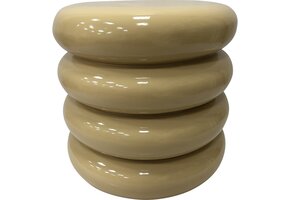 Lesli Living - Tuintafel Talum - Zwart - Ø40x40,5cm