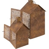 Lesli Living - Lantaarn Spot - Zwart - 15x14x22cm