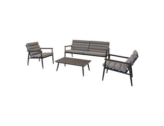 Lesli Living - Loungebank Harper - Grijs - 168x76x72cm