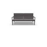 Lesli Living - Loungebank Harper - Grijs - 168x76x72cm