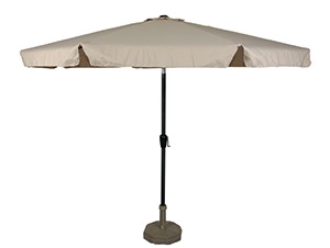 Lesli Living - Push-up parasol Libra - Beige - Ø300cm
