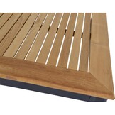 Lesli Living - Tuintafel Monza - Antraciet - 150x90x75,5cm