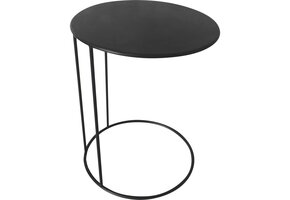 Lesli Living - Tuintafel Amy - Zwart - Ø40x54,5cm