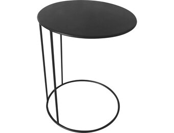 Lesli Living - Tuintafel Amy - Zwart - Ø40x54,5cm