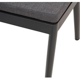 Lesli Living - Voetenbank Florence - Grijs - 52x55x38,5cm