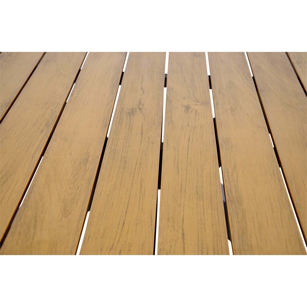 Lesli Living - Tuintafel Arezzo - Antraciet - Ø150x74cm