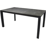 Lesli Living - Tuintafel Mojito - Antraciet - 160x90x74cm