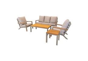 Lesli Living - Loungebank Donnan - Beige - 175x99x79cm