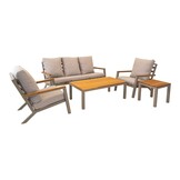 Lesli Living - Loungebank Donnan - Beige - 175x99x79cm
