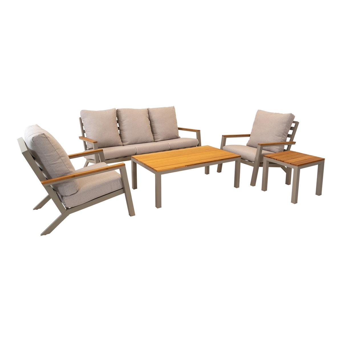 Lesli Living - Loungebank Donnan - Beige - 175x99x79cm
