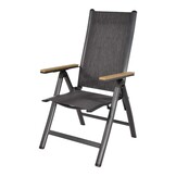 Lesli Living - Bistrostoel Arezzo - Antraciet - 57x69x103cm