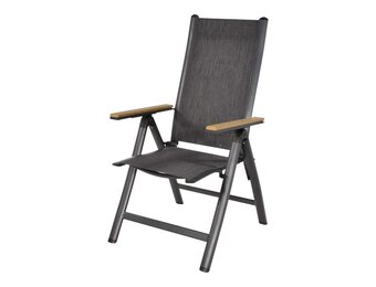 Lesli Living - Bistrostoel Arezzo - Antraciet - 57x69x103cm