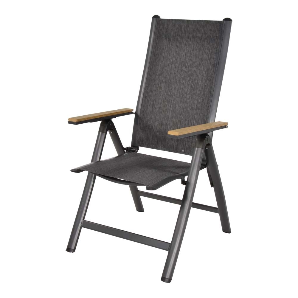 Lesli Living - Bistrostoel Arezzo - Antraciet - 57x69x103cm