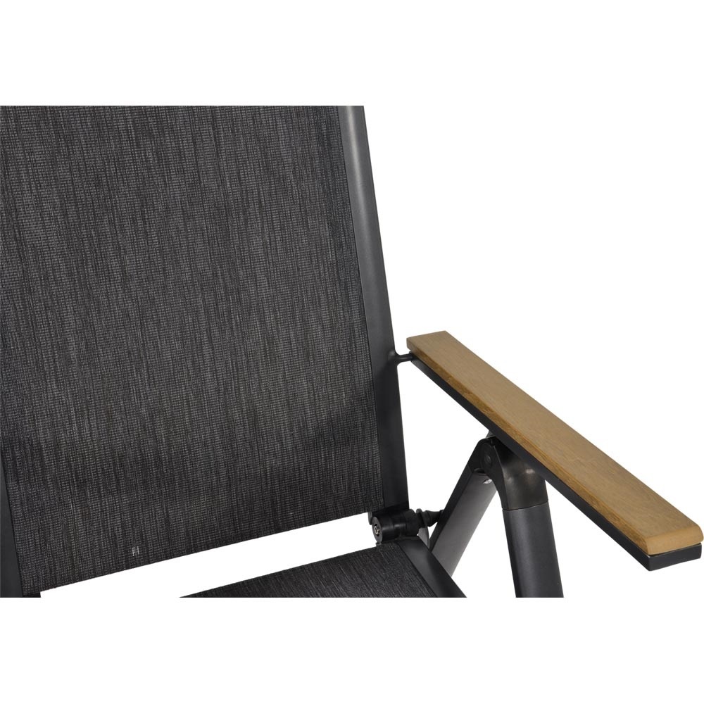 Lesli Living - Bistrostoel Arezzo - Antraciet - 57x69x103cm