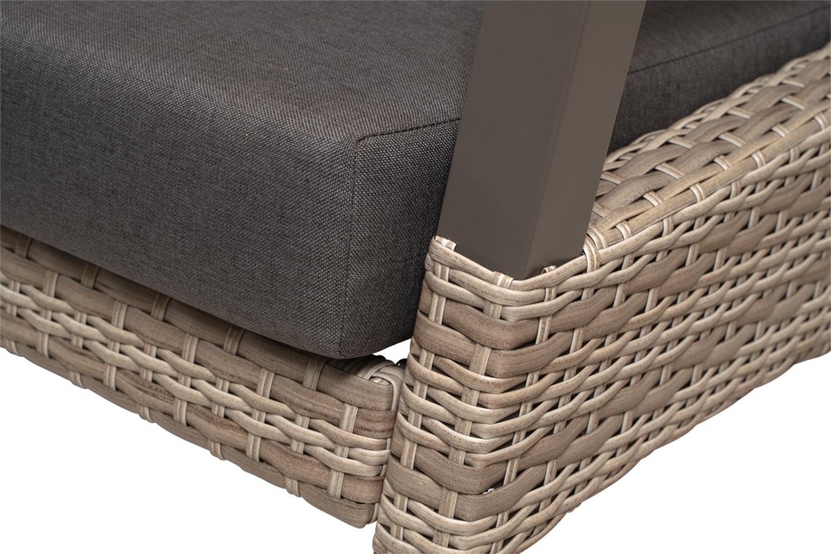 Lesli Living - Loveseat Treviso - Taupe - 194x83x94cm