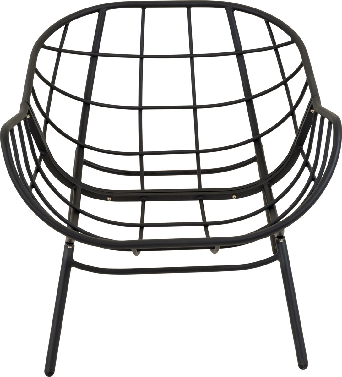 Lesli Living - Bistrostoel Cozy - Grijs - 97x101x93cm