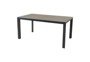 Lesli Living - Tuintafel Geneva - Grijs - 160x90cm