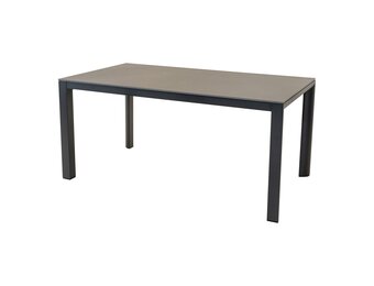 Lesli Living - Tuintafel Geneva - Grijs - 160x90cm